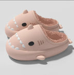 EGA® | Shark Terlik Yetişkin (Kışlık) - EGA - Pembe / 36-37 - EGA - Peluş terlik ve ayakkabı