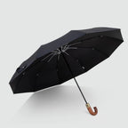 Black Parachase automatic umbrella fully open