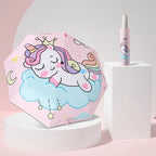 Kids unicorn umbrella with compact matching storage case
