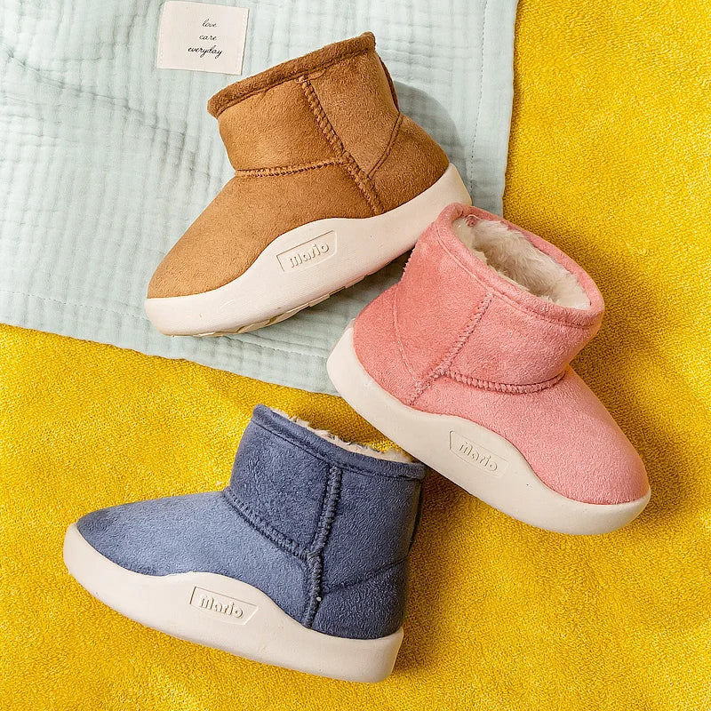 Wooly warm winter boots for kids – cozy lifestyle view